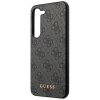 Guess GUHCS23SG4GFGR S23 S911 szary/grey hardcase 4G Metal Gold Logo