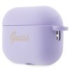 Guess GUAP2LSCHSU AirPods Pro 2 (2022/2023) cover purpurowy/purple Silicone Charm Heart Collection
