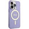 Guess GUHMP14XHCMCGU iPhone 14 Pro Max6.7 purpurowy/purple hardcase Glitter Gold MagSafe