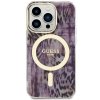 Guess GUHMP14XHLEOPWP iPhone 14 Pro Max 6.7 różowy/pink hardcase Leopard MagSafe