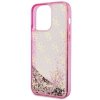 Guess GUHCP14LLC4PSGP iPhone 14 Pro 6.1 różowy/pink hardcase Liquid Glitter 4G Transculent