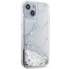 Guess GUHCP14SLCSGSGH iPhone 14 / 15 / 13 6.1 biały/white hardcase Liquid Glitter Marble