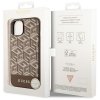 Guess GUHMP14SHGCFSEW iPhone 14 / 15 /13 6.1 brązowy/brown hardcase GCube Stripes MagSafe