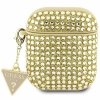 Guess GUA2HDGTPD AirPods 1/2 cover złoty/gold Rhinestone Triangle Charm