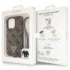 Guess GUHCP13LP4TDSCPW iPhone 13 Pro / 13 6.1 brązowy/brown hardcase Crossbody 4G Metal Logo