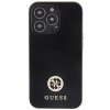 Guess GUHCP13LPS4DGPK iPhone 13 Pro 6.1 czarny/black hardcase Strass Metal Logo