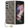 Guess GUHCZFD5GF4GBR F946 Z Fold5brązowy/brown hardcase 4G Charms Collection
