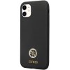 Guess GUHCN614DGPK iPhone 11 / Xr 6.1czarny/black hardcase Silicone Logo Strass 4G