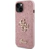 Guess GUHCP15SHG4SGP iPhone 15 / 14 / 13 6.1 różowy/pink hardcase Glitter Script Big 4G