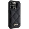 Guess GUHCP15LPSQSQSK iPhone 15 Pro 6.1 czarny/black hardcase Quilted Metal Logo