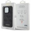 Guess GUHCP15LP4EPMK iPhone 15 Pro 6.1czarny/black hardcase Leather 4G Stamped