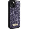 Guess GUHCP15SPFGSBSP iPhone 15 / 14 / 13 6.1 fioletowy/purple hardcase Rhinestone Metal Logo