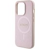 Guess GUHMP15LPSAHMCP iPhone 15 Pro 6.1 różowy/pink hardcase Saffiano MagSafe