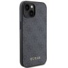 Guess GUHCP15MG4GFGR iPhone 15 Plus / 14 Plus 6.7 szary/grey hard case 4G Metal Gold Logo