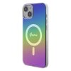 Guess GUHMP15SHITSK iPhone 15 / 14 / 13 6.1 wielokolorowy/rainbow hardcase IML Iridescent MagSafe