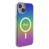 Guess GUHMP15SHITSK iPhone 15 / 14 / 13 6.1 wielokolorowy/rainbow hardcase IML Iridescent MagSafe