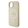 Guess GUHMP15MPSAHMCB iPhone 15 Plus / 14 Plus 6.7 złoty/gold hardcase Saffiano MagSafe