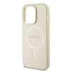 Guess GUHMP15XPSAHMCB iPhone 15 Pro Max 6.7 złoty/gold hardcase Saffiano MagSafe