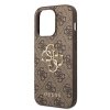 Guess GUHCP15L4GMGBR iPhone 15 Pro 6.1 brązowy/brown hardcase 4G Big Metal Logo