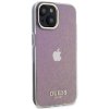 Guess GUHCP15SHDECMP iPhone 15 / 14 / 13 6.1 różowy/pink hardcase IML Faceted Mirror Disco Iridescent