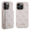 Zestaw Guess GUBPM5P15L4GEMGP iPhone15 Pro 6.1 hardcase + Powerbank 5000mAh MagSafe różowy/pink 4G Metal Logo