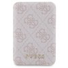 Zestaw Guess GUBPM5P15X4GEMGP iPhone15 Pro Max 6.7 hardcase + Powerbank 5000mAh MagSafe różowy/pink 4G Metal Logo