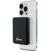 Guess Powerbank indukcyjny 5WGUPBM3ALGSGK 3000mAh czarny/black MagSafe Metal Script Logo