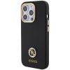 Guess GUHCP15LM4DGPK iPhone 15 Pro6.1 czarny/black hardcase Silicone Logo Strass 4G