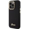 Guess GUHCP15XSMBSLK iPhone 15 Pro Max 6.7 czarny/black hardcase Silicone Script Metal Logo & Frame