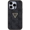 Guess GUHCP15LPGS4TDK iPhone 15 Pro 6.1 czarny/black hardcase Grip Stand 4G Triangle Strass