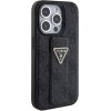 Guess GUHCP15LPGS4TDK iPhone 15 Pro 6.1 czarny/black hardcase Grip Stand 4G Triangle Strass