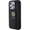 Guess GUHCP15LPGSSADK iPhone 15 Pro 6.1 czarny/black hardcase Grip Stand 4G Saffiano Strass