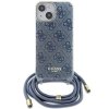 Guess GUHCP15SHC4SEB iPhone 15 / 14 / 13 6.1 niebieski/blue hardcase Crossbody Cord 4G Print