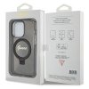 Guess GUHMP13LHRSGSK iPhone 13 Pro / 13 6.1 czarny/black hardcase Ring Stand Script Glitter MagSafe