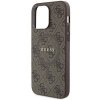 Guess GUHMP13XG4GFRW iPhone 13 Pro Max 6.7 brązowy/brown hardcase 4G Collection Leather Metal Logo MagSafe