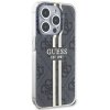 Guess GUHCP15LH4PSEGK iPhone 15 Pro 6.1 czarny/black hardcase IML 4G Gold Stripe