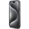 Guess GUHCP15SLFCSEGK iPhone 15 / 14 / 13 6.1 czarny/black hardcase Liquid Glitter Gold Stripes
