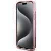 Guess GUHCP15MLFCSEGP iPhone 15 Plus / 14 Plus 6.7 różowy/pink hardcase Liquid Glitter Gold Stripes