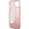 Guess GUHCP15MLFCSEGP iPhone 15 Plus / 14 Plus 6.7 różowy/pink hardcase Liquid Glitter Gold Stripes