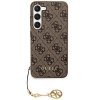 Guess GUHCS24MGF4GBR S24+ S926 brązowy/brown hardcase 4G Charms Collection