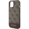Guess GUHCP15SG4GLBR iPhone 15 / 14 / 13 6.1 brązowy/brown hardcase 4G Stripe Collection