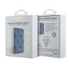 Guess Powerbank indukcyjny 15WGUPB5FP4EMGB 5000mAh niebieski/blue 4G Leather Metal Logo MagSafe