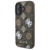 Guess GUHMP16SP4PWPW iPhone 16 6.1 brązowy/brown hardcase Peony On 4G Background MagSafe