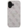 Guess GUHMP16SG4GFRP iPhone 16 6.1 różowy/pink hardcase 4G Ring Classic Logo MagSafe