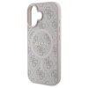 Guess GUHMP16SG4GFRP iPhone 16 6.1 różowy/pink hardcase 4G Ring Classic Logo MagSafe
