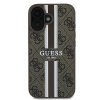 Guess GUHMP16MP4RPSW iPhone 16 Plus6.7 brązowy/brown hardcase 4G Printed Stripes MagSafe