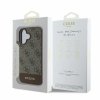 Guess GUHCP16SG4GLBR iPhone 16 6.1 brązowy/brown hardcase 4G Bottom Stripe