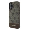 Guess GUHCP16MG4GLBR iPhone 16 Plus 6.7brązowy/brown hardcase 4G Bottom Stripe
