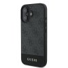 Guess GUHCP16SG4GLGR iPhone 16 6.1szary/grey hardcase 4G Bottom Stripe