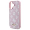 Guess GUHMP16SPGPYSP iPhone 16 6.1 różowy/pink hardcase Peony Script MagSafe